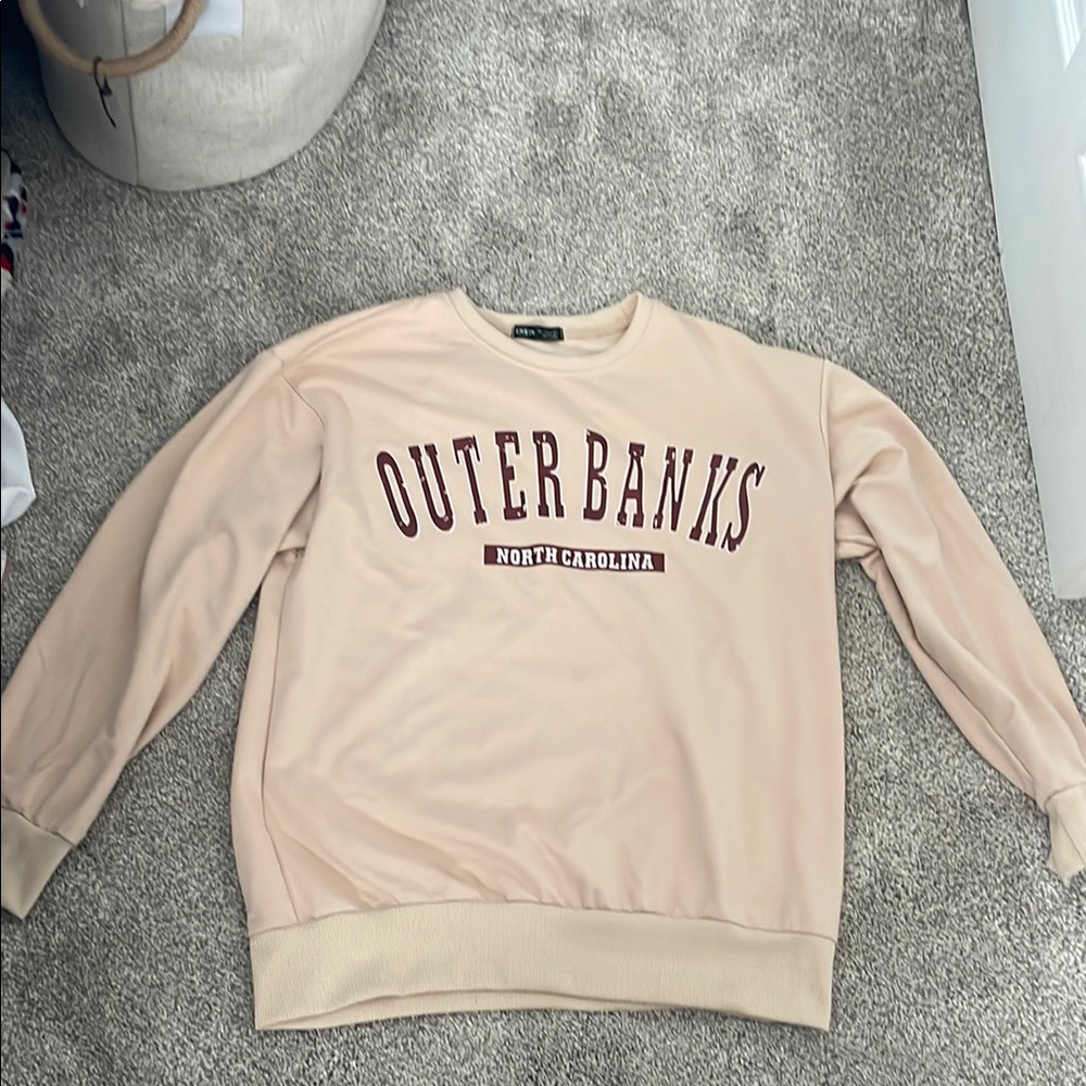 Outer Banks Beige OverSized Crew